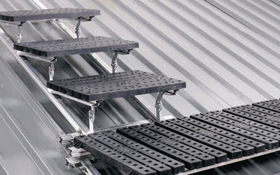 Escaleras inclinadas para diferentes alturas y espacios